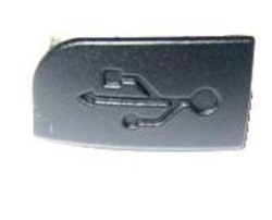 Krytka USB Nokia 6303 Classic Black / černá, Originál
