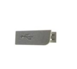 Krytka USB Nokia E63 Black / černá, Originál