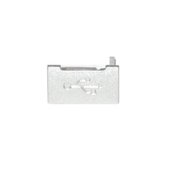 Krytka USB Nokia X3-00 Silver / stříbrná (Service Pack)