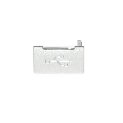 Krytka USB Nokia X3-00 Silver / stříbrná (Service Pack)