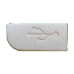 Krytka USB Nokia X6-00 White / bílá, Originál