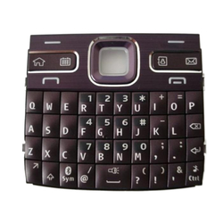 Klávesnice Nokia E72 Plum / fialová - anglická (Service Pack)