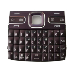 Klávesnice Nokia E72 Plum / fialová - anglická, Originál