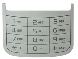 Spodní klávesnice Sony Ericsson W100i Spiro White / bílá (Servic