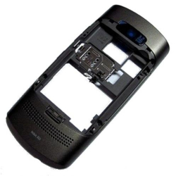 Střední kryt Nokia Asha 303 Graphite / grafitový (Service Pack)