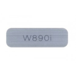Krytka loga Sony Ericsson W890i Silver / stříbrná, Originál