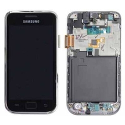Přední kryt Samsung i9001 Galaxy S Plus Black / černý + LCD + dotyk deska (Service Pack)