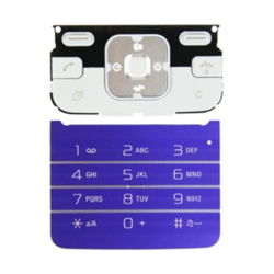 Klávesnice Sony Ericsson C903 Blue White / modrobílá, Originál