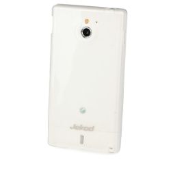 Pouzdro Jekod TPU pro Sony Xperia Sola, MT27i White / bílé