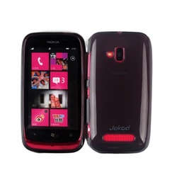 Pouzdro Jekod TPU na Nokia Lumia 610 Black / černé