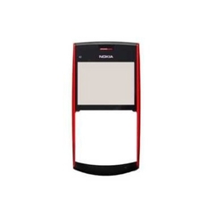 Přední kryt Nokia X2-01 Red / červený, Originál
