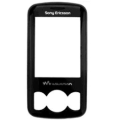 Přední kryt Sony Ericsson W100i Spiro Stealth Black / černý, Originál