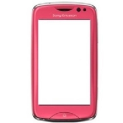 Přední kryt Sony Ericsson TXT Pro, CK15i Pink / růžový + dotyková deska, Originál