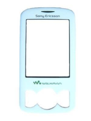 Přední kryt Sony Ericsson W100i Spiro Spring Green / bílý zelený, Originál