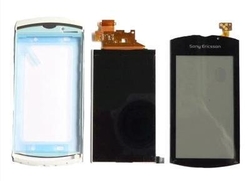 Přední kryt Sony Ericsson U8i Vivaz Pro White / bílý + LCD + dot