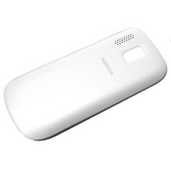 Zadní kryt Nokia Asha 203 White / bílý (Service Pack)