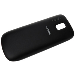 Zadní kryt Nokia Asha 203 Black / černý (Service Pack)