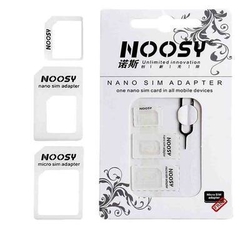 Adaptér Noosy pro Nano, Micro SIM karty - 4ks