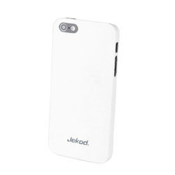 Pouzdro Jekod Super Cool pro Apple iPhone 5, 5S White / bílé