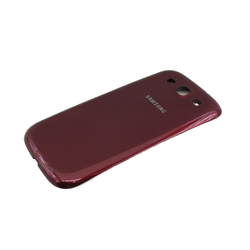 Zadní kryt Samsung i9300 Galaxy S III Garnet Red / červený, Originál