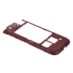 Střední kryt Samsung i9300 Galaxy S III Garnet Red / červený, Originál