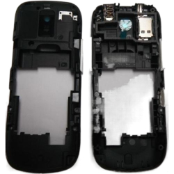 Střední kryt Nokia Asha 202 White / bílý, Originál