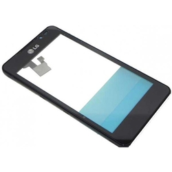 Přední kryt LG Optimus 3D Max, P720 Black / černý + dotyková deska, Originál