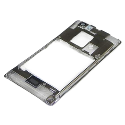 Střední kryt Sony Xperia J, ST26i Silver / stříbrný, Originál - SWAP