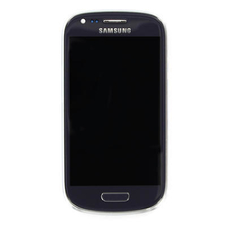 Přední kryt Samsung i8190 Galaxy S3 mini Grey / šedý + LCD + dotyková deska (Service Pack)