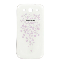 Zadní kryt Samsung i9300 Galaxy S3 La Fleur White / bílý, Originál