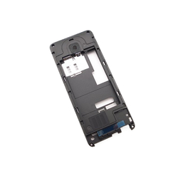 Střední kryt Nokia 301 Black / černý - Single SIM (Service Pack