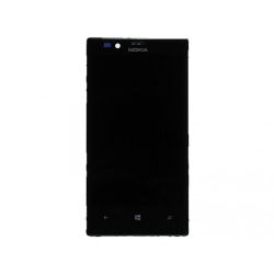 Přední kryt Nokia Lumia 720 + LCD + dotyková deska Black / černá, Originál