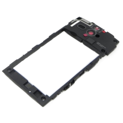 Střední kryt Sony Xperia U, ST25i Black / černý, Originál