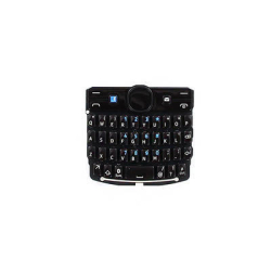 Klávesnice Nokia Asha 205 Dark Rose / tmavě růžová - anglická, Originál