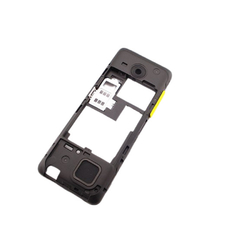 Střední kryt Nokia 206 Yellow / žlutý - Dual SIM, Originál