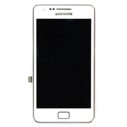 Přední kryt Samsung i9105P Galaxy S2 Plus White / bílý + LCD + dotyk deska (Service Pack)
