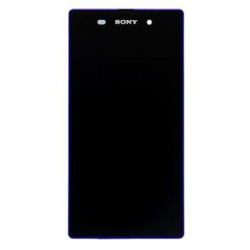 Přední kryt Sony Xperia Z1 Honami, C6903 Purple / fialový + LCD + dotyková deska, Originál