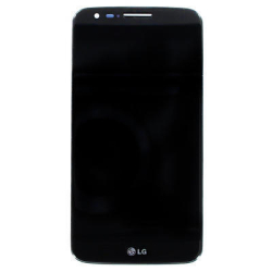 Přední kryt LG G2, D802 Black / černý + LCD + dotyková deska, Originál