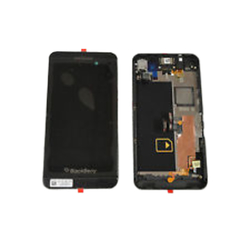 Přední kryt Blackberry Z10 4G Black / černý + LCD + dotyková deska - 15pin, Originál