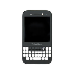 Přední kryt Blackberry Q5 Black / černý + LCD + dotyková deska