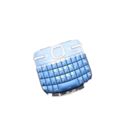 Klávesnice Nokia Asha 302 Cyan / modrá - anglická, Originál
