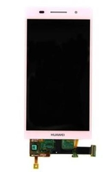 LCD Huawei Ascend P6 + dotyková deska Pink / růžová, Originál