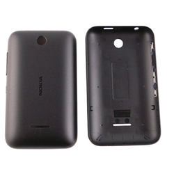 Zadní kryt Nokia Asha 230 Black / černý, Originál