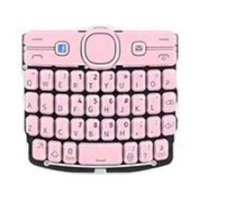 Klávesnice Nokia Asha 205 Soft Pink / Magenta / růžová - anglick