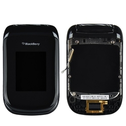 Přední kryt BlackBerry 9670 Style + LCD Black / černý, Originál