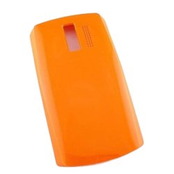 Zadní kryt Nokia Asha 205 Orange / oranžový, Originál