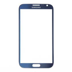 Sklíčko LCD Samsung N7105 Galaxy Note 2 Cyan / modré, Originál