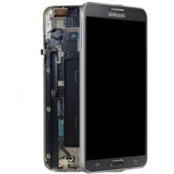 Přední kryt Samsung N7505 Galaxy Note 3 Neo Black / černý + LCD + dotyk