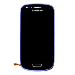 Přední kryt Samsung i8200 Galaxy S3 mini VE Blue / modrý + LCD + dotyk (Service Pack)