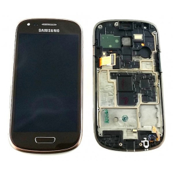 Přední kryt Samsung i8190, i8200 Galaxy S3 mini VE Brown + LCD + dotyk
